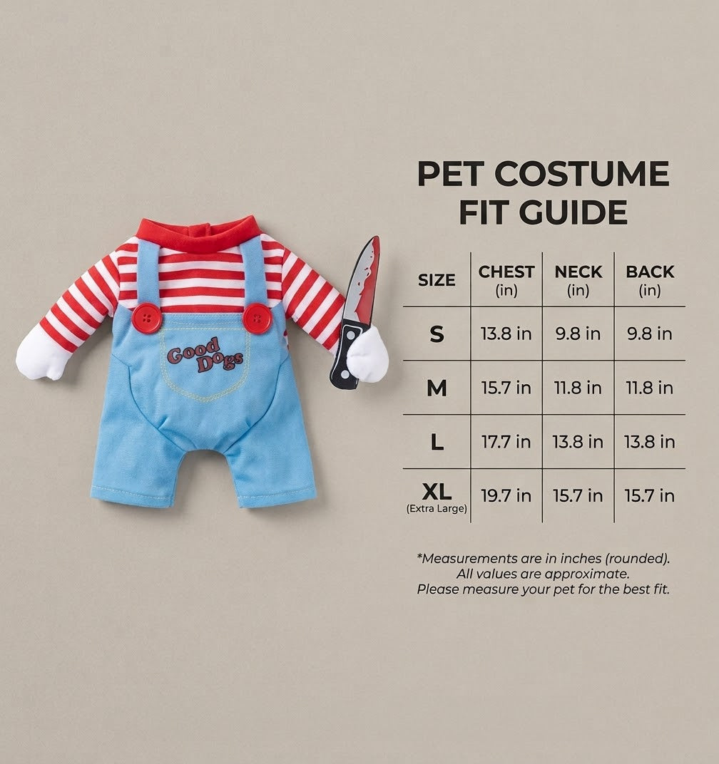 The "Good Dog" Slasher Pet Costume